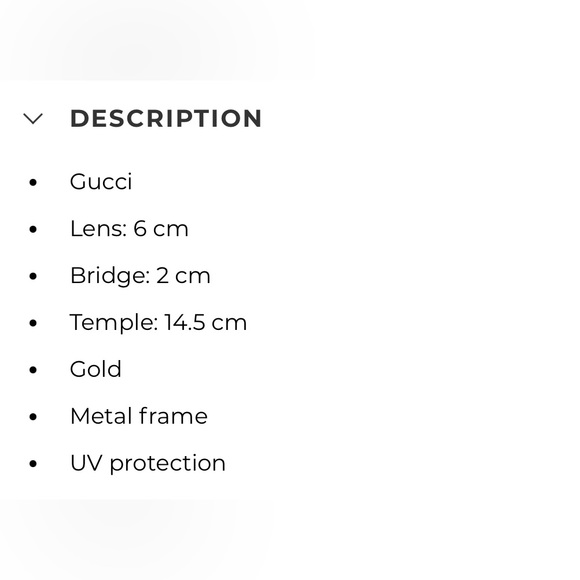 GUCCI Gold Metal Round Frame Sunglasses - Picture 9 of 9